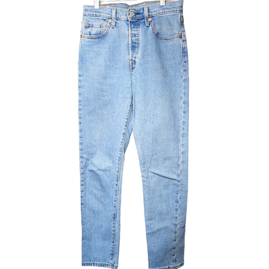Levi's Women 501 S Skinny Light Wash Buttonfly Denim Jeans Size 25